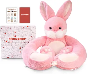 Niuniu Daddy 4LBS| Bunny Heatable Weighted Stuffed Animals, Rabbit Microwave Plush Lavender Scented with Heating Pads, Heated Plushy Toy with Unscented for Girls Women Birthday Christmas Holiday