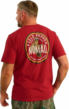 Nomad Men's Short Sleeve Performance Tee, Hunting T-Shirt