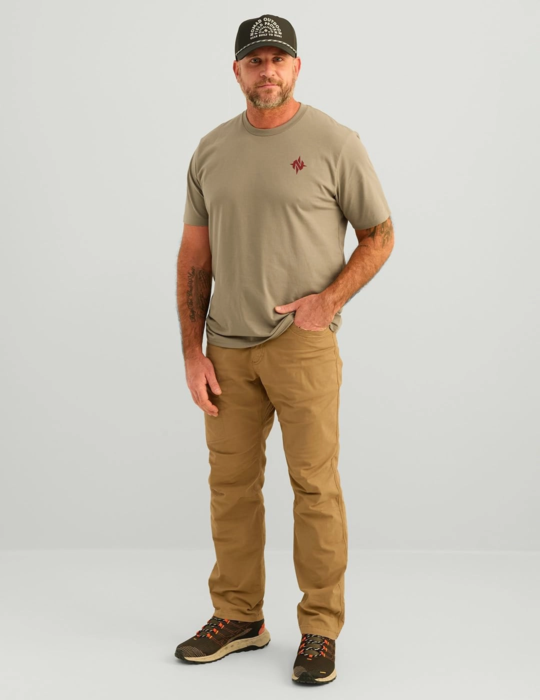 Nomad Men's Short Sleeve Performance Tee, Hunting T-Shirt