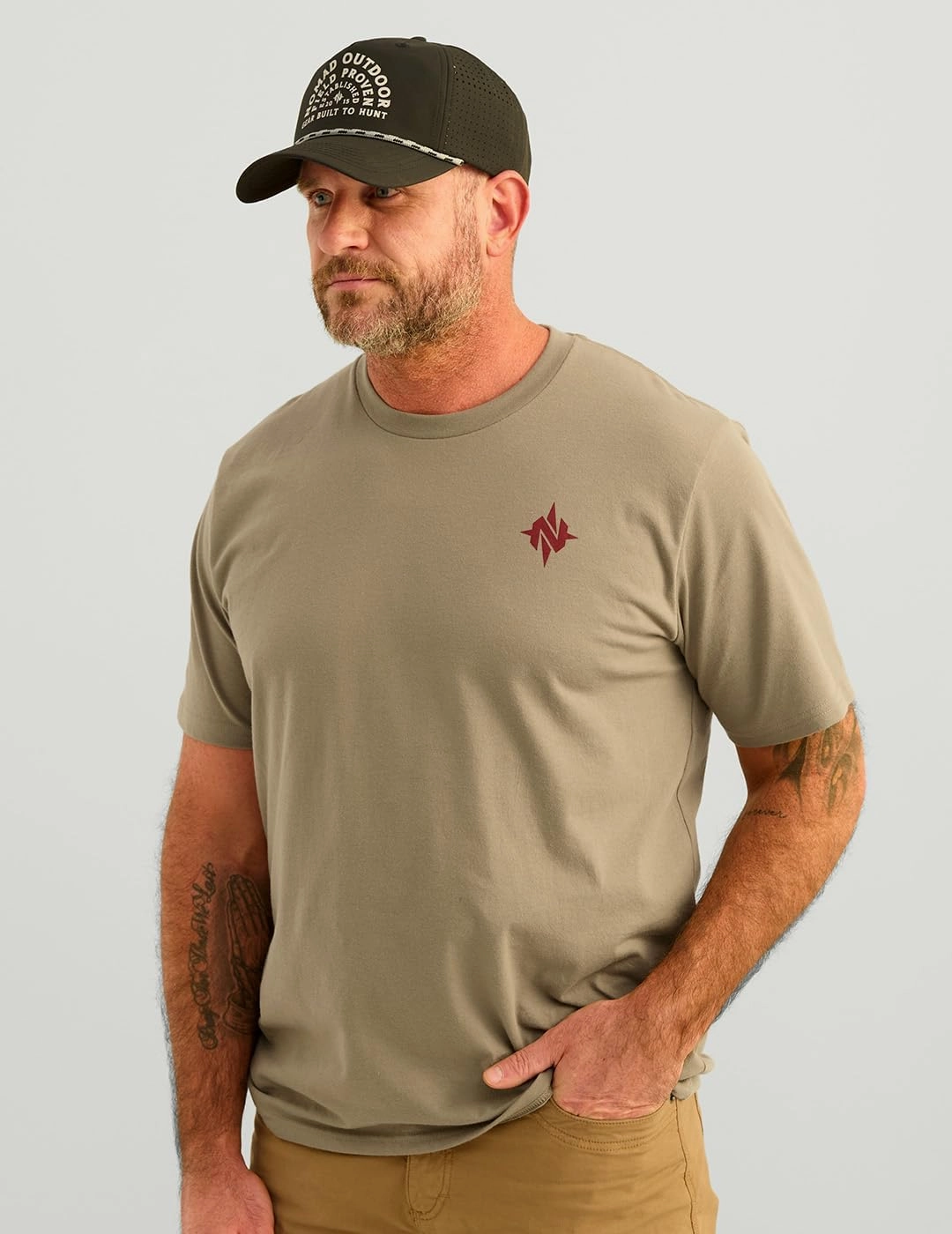 Nomad Men's Short Sleeve Performance Tee, Hunting T-Shirt