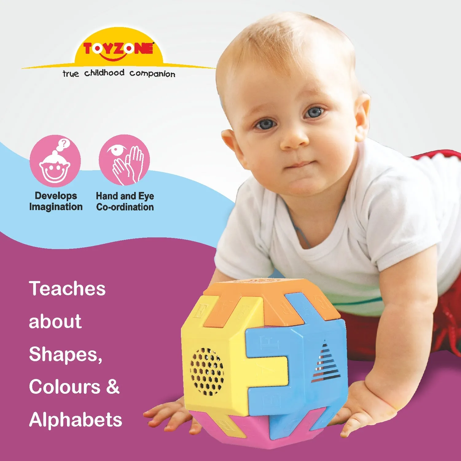 Octa Cube | Early learning cube toy | Interactive learning toy | Shape sorting toy | Multi-functional educational cube | Play and learn Activity cube | Tactile learning toy | Early childhood development toys for toddlers