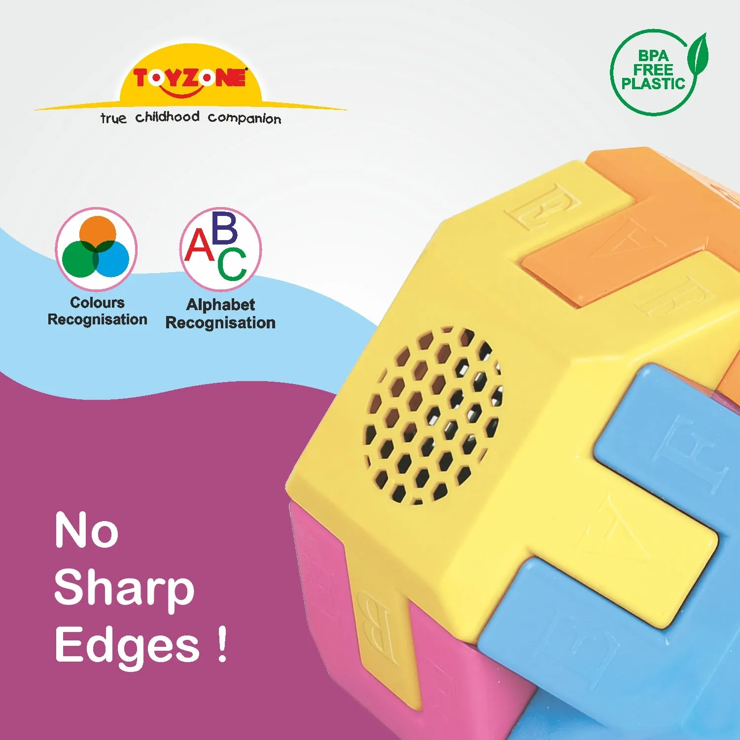 Octa Cube | Early learning cube toy | Interactive learning toy | Shape sorting toy | Multi-functional educational cube | Play and learn Activity cube | Tactile learning toy | Early childhood development toys for toddlers