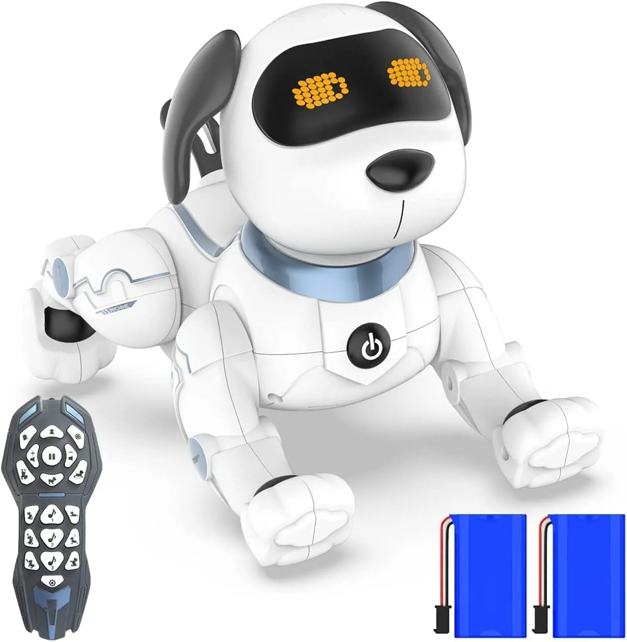 OKK Remote Control Robot Dog Toy for Kids, Programmable Smart RC Puppy, Interactive Voice & Dancing, Electronic Pets Gift