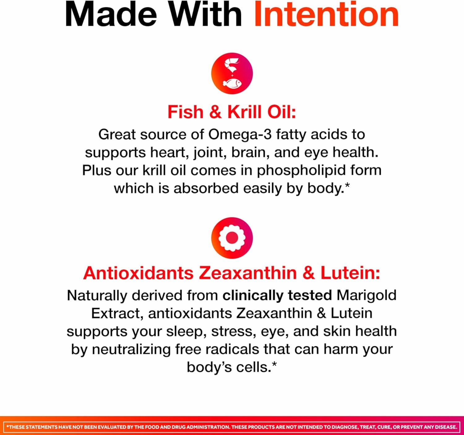 Omega-3 Blend Total Body   Refresh 500mg Softgels, MegaRed (65 count in a bottle), Easily Absorbed Krill Oil, To Support Your Heart, Joints, Brain & Eyes