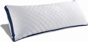 Oubonun Premium Adjustable Loft Quilted Body Pillows - Firm and Fluffy Pillow - Quality Plush Pillow - Down Alternative Pillow - Head Support Pillow - 21"x54"