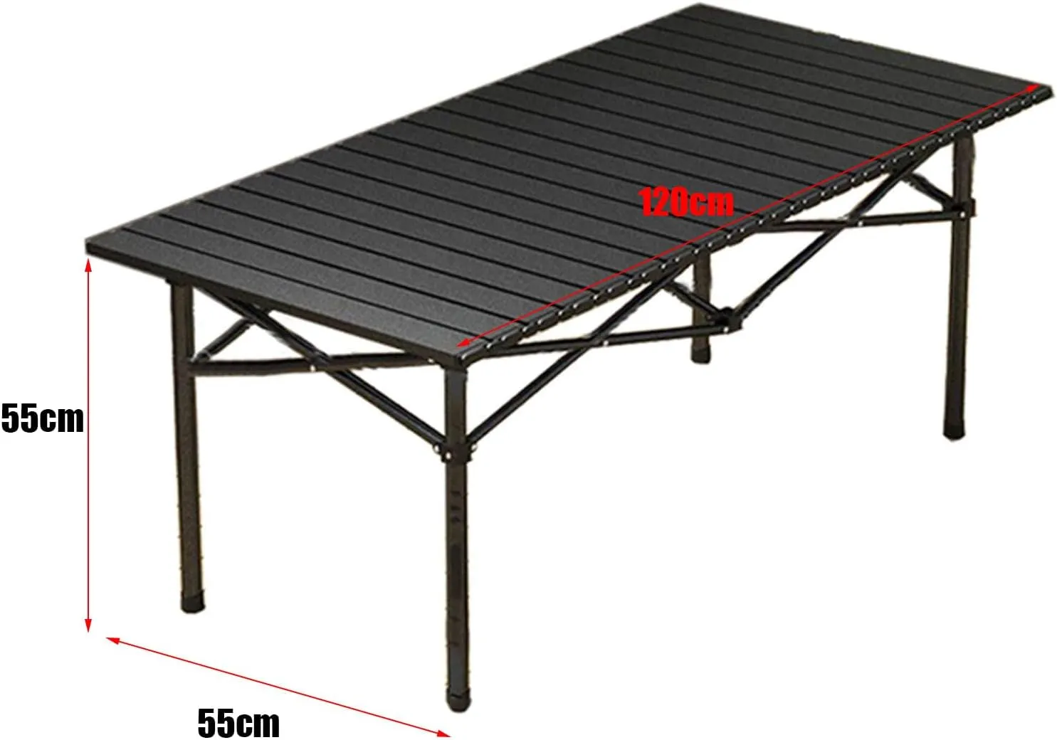 Outdoor Camping Chair Set with Roll up Carbon Steel Tables Folding Beach Picnic Portable Ultralight Hiking Chairs for Backyard,Tailgating