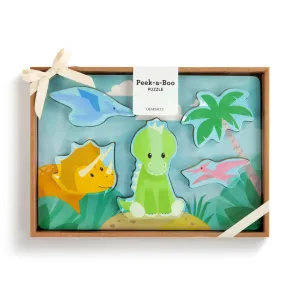 Peek A Boo Puzzle - Dinosaur