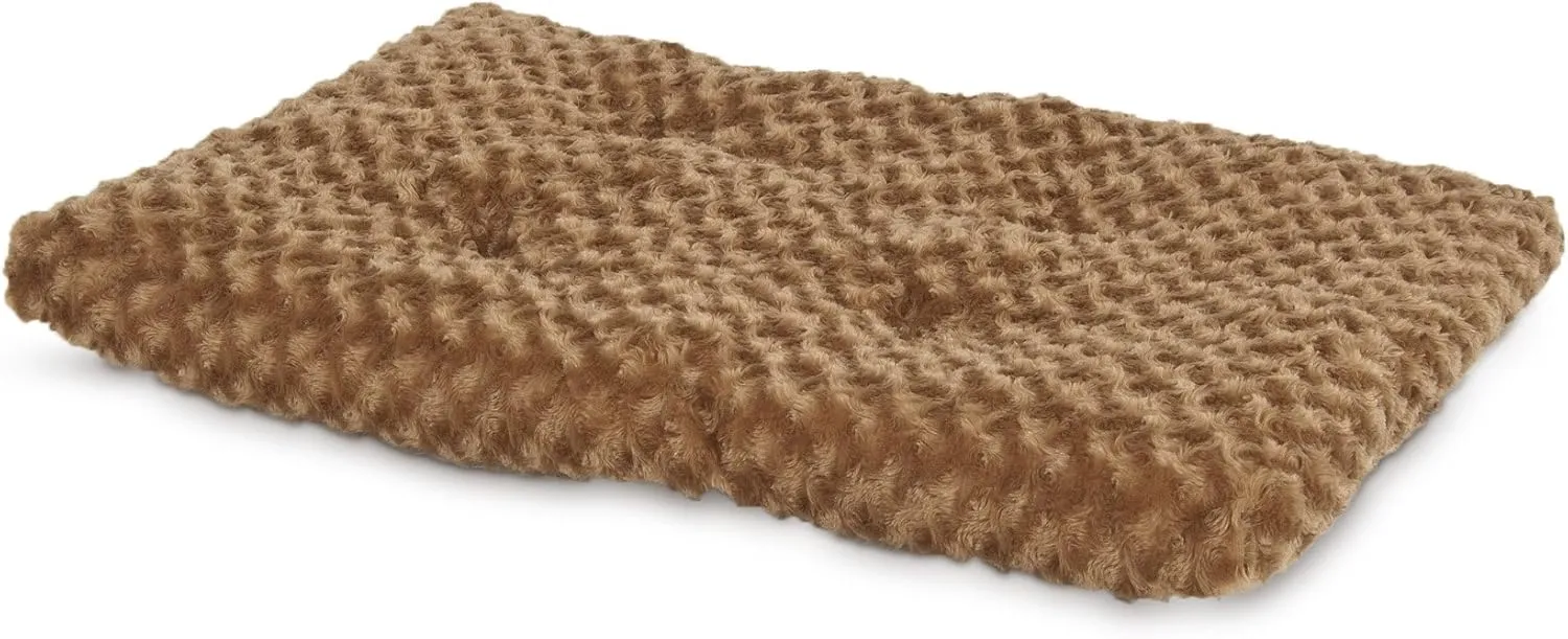Petmate Plush Kennel Mat, Tobacco Brown, for 32" Crates