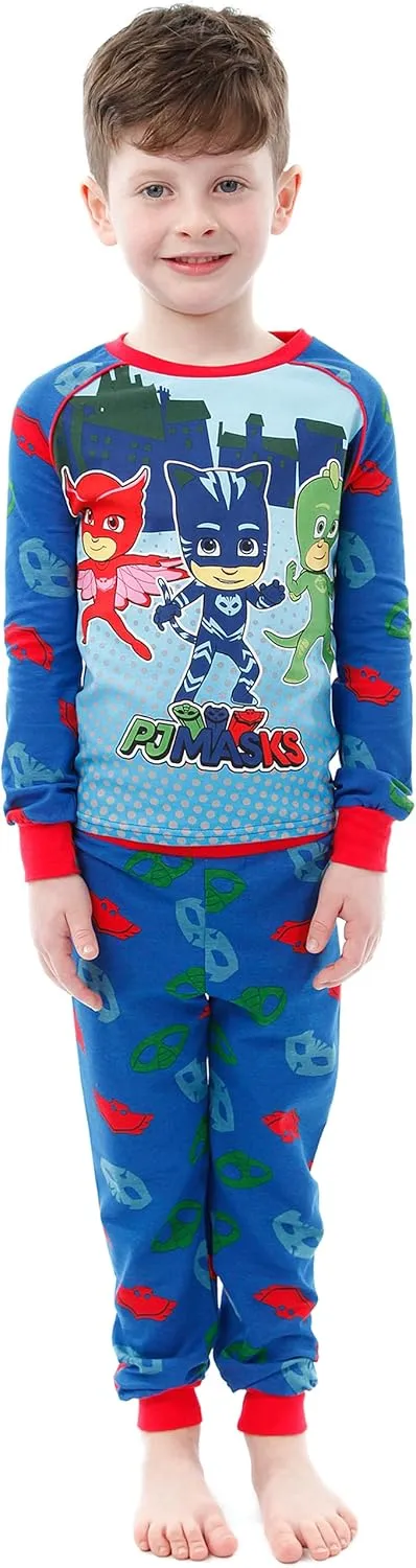 PJ Masks Pajamas | Cozy Kids Pajamas | Catboy Owlette Gekko | Boys Cotton Pajama Set