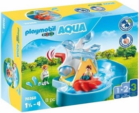 Playmobil 1.2.3 Aqua Water Wheel Carousel