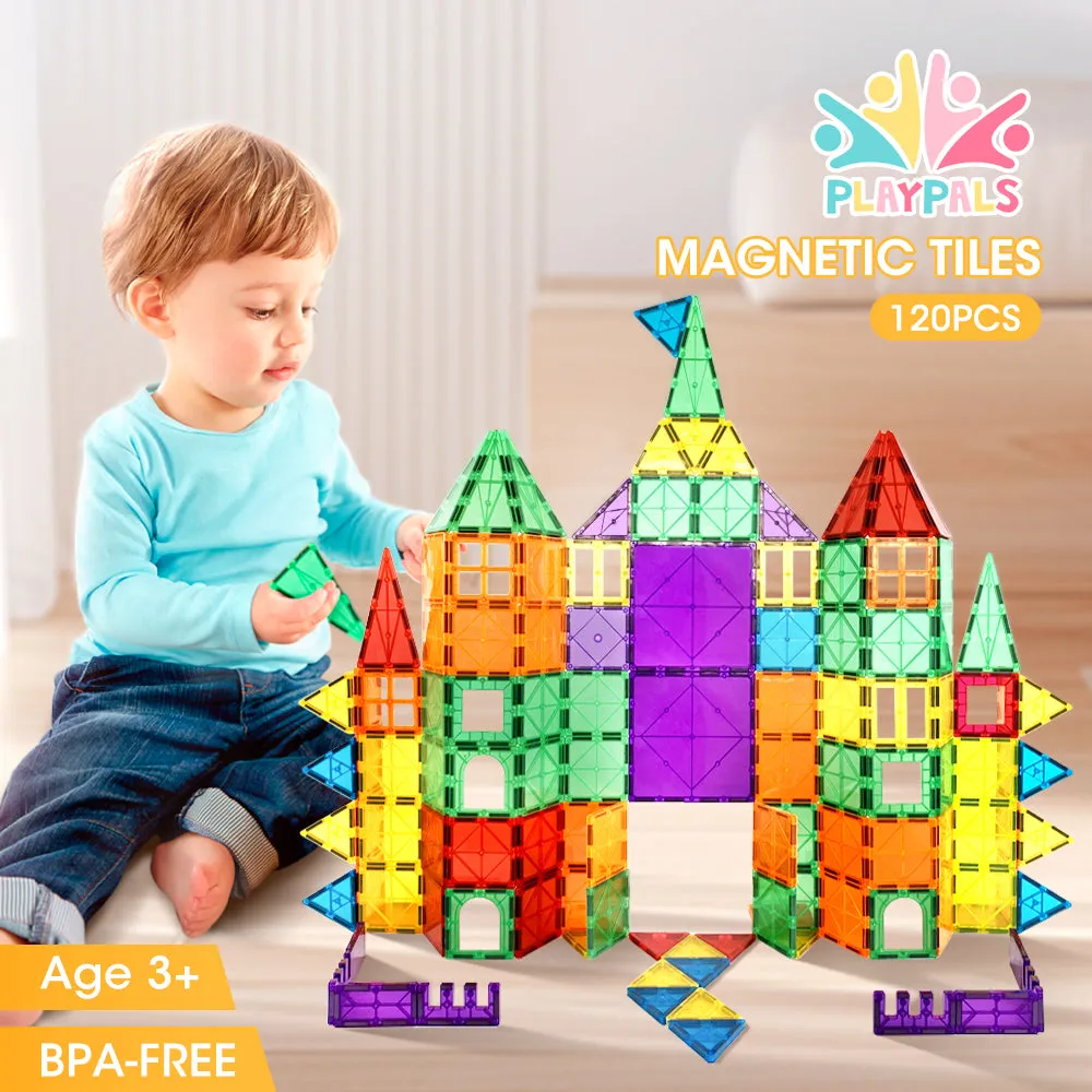 Playpals Kids Magnetic Tiles Blocks Building Educational Toys Child Gift
