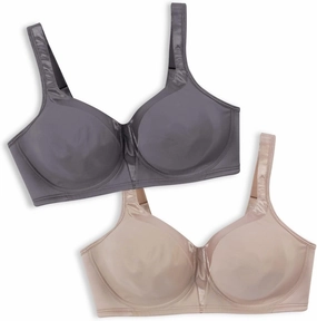 Playtex Women's Wireless Bra, 18 Hour Plus-Size T-Shirt Bras Available, Smoothing, Full Coverage, 4803, Single or 2-Pack