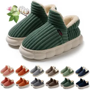 Pluffi-Pluffi Slipper Booties, Pluffi The Cozy Stylish Slipper, Winter Anti-Slip Fuzzy Warm Comfy Cloud Slippers Women Men
