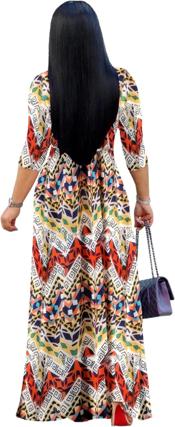 pnpednde Women's Casual Sexy V Neck 3/4 Sleeves Club wear Party Outfits