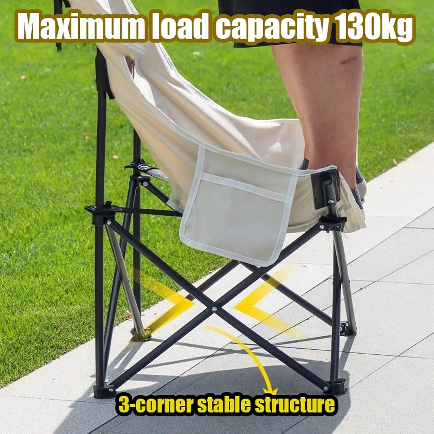 Portable Picnic Table with Seats for More People, Folding Roll up Carbon Steel Camping Compact Table Collapsible Lightweight Lawn Chair for Garden Patio