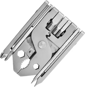 Portable Stainless Steel Folding Pliers Multitool for Home Outdoor, Handy Compact Tool Set for Various Tasks