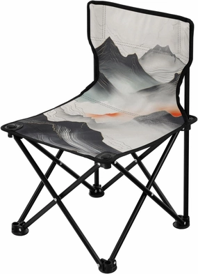 Portable Camping Folding Chairs Foldable Chair Small Japanese Moutain Lightweight Backpacking Outdoor Outside Fishing