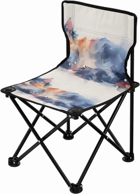 Portable Camping Folding Chairs Foldable Chair Small Lazy Cat Lightweight Backpacking Outdoor Outside Fishing