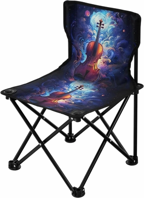 Portable Camping Folding Chairs Foldable Chair Small Violin Lightweight Backpacking Outdoor Outside Fishing