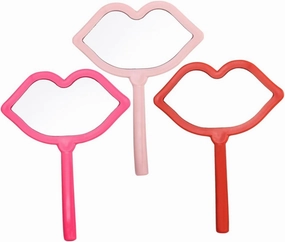 Portable Makeup Mirror Set 3pcs Hand Held Compact Mirrors Comfort Grip for Women Travel Outdoor