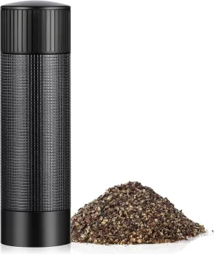 Premium Pepper Grinder Heavy Duty Aluminum Made Manual Pepper Mill with More Pepper Output Less Cranking Pepper Mills Set