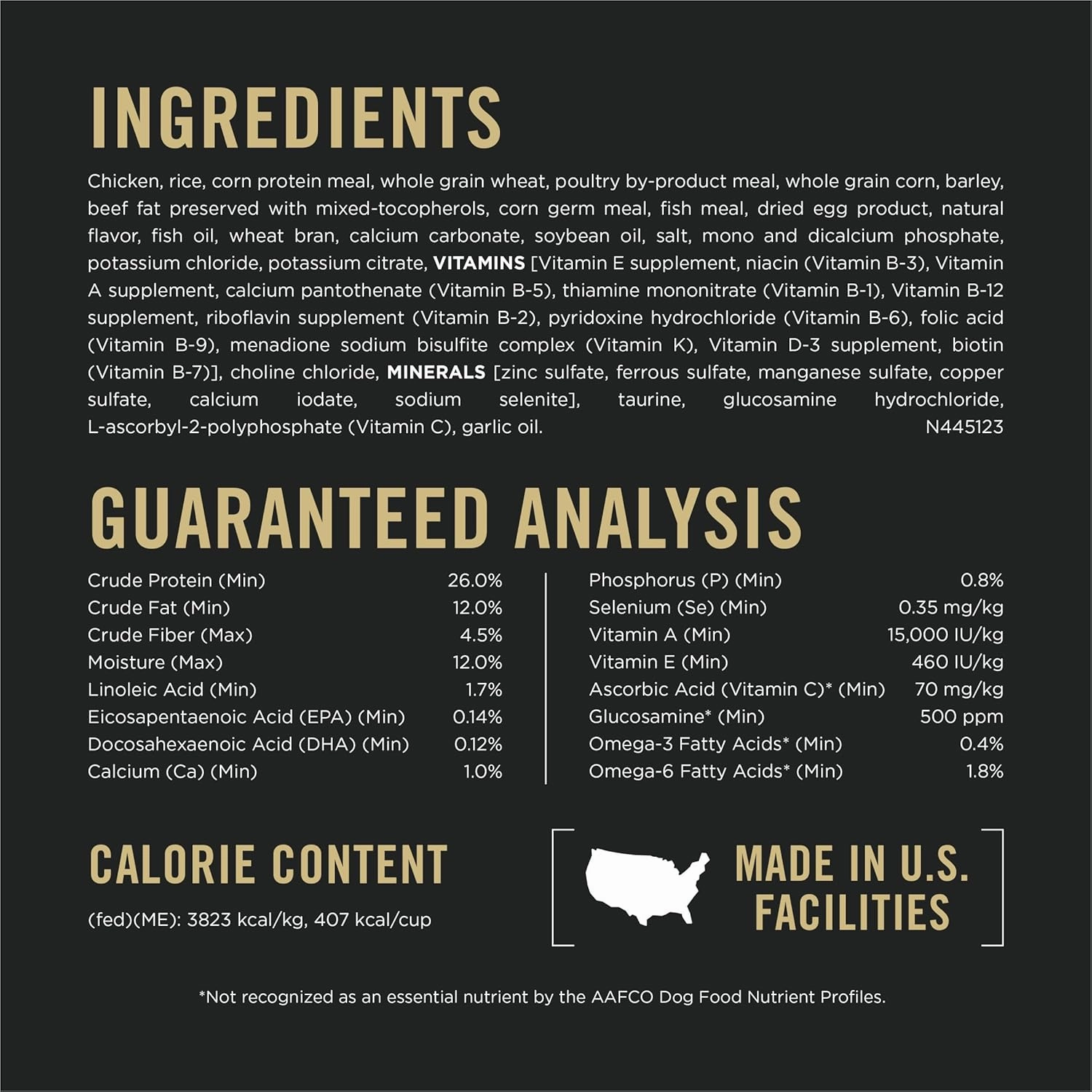 Purina Pro Plan High Protein, Digestive Health Large Breed Dog Food Dry, Chicken and Rice Formula - 47 lb. Bag