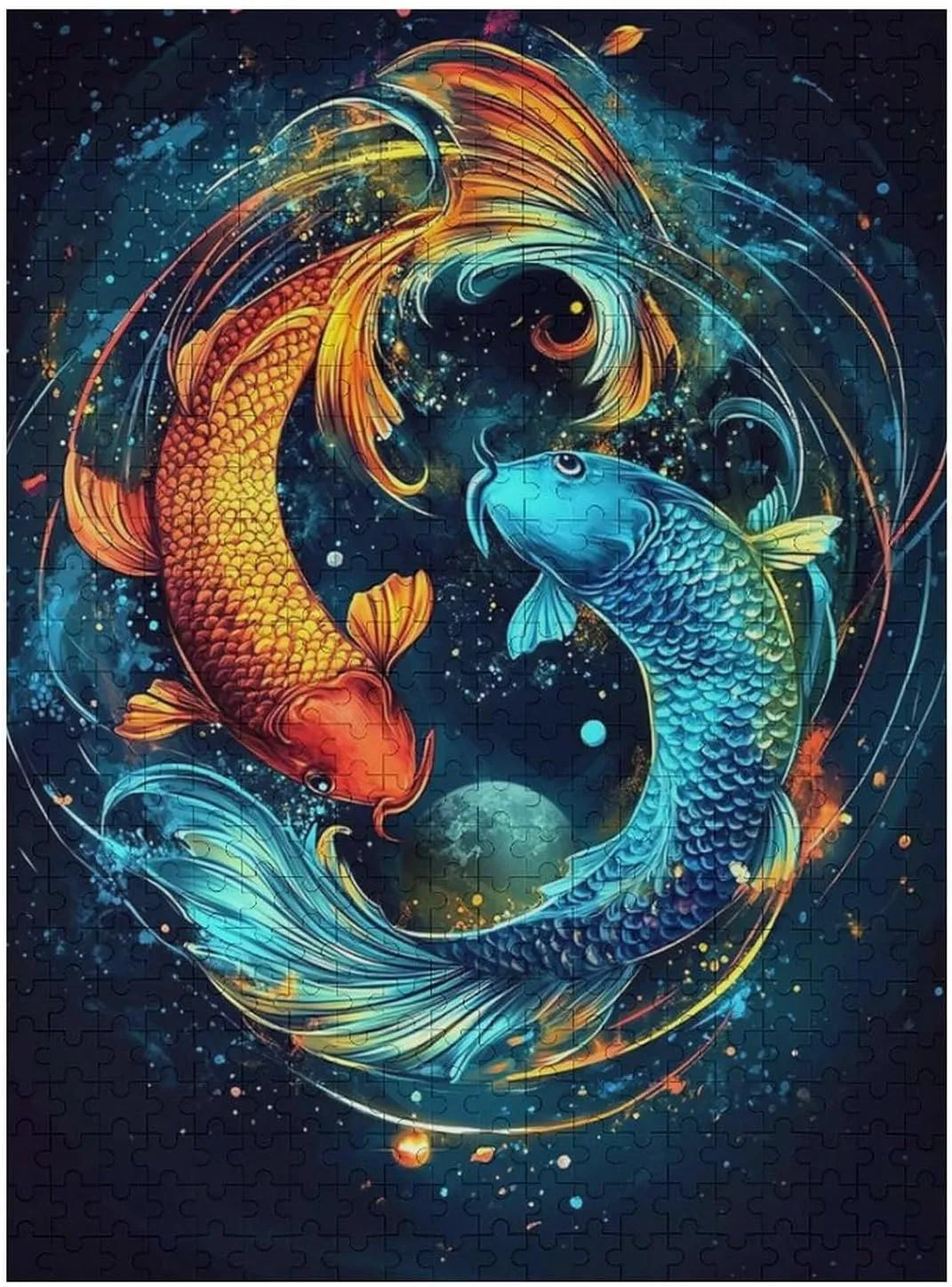Puzzles for Adults 500 Pieces - Fish Animal Challenging Jigsaw Puzzle, Daring to Try, Family Entertainment Interactive Fun Jigsaw Puzzle Gifts