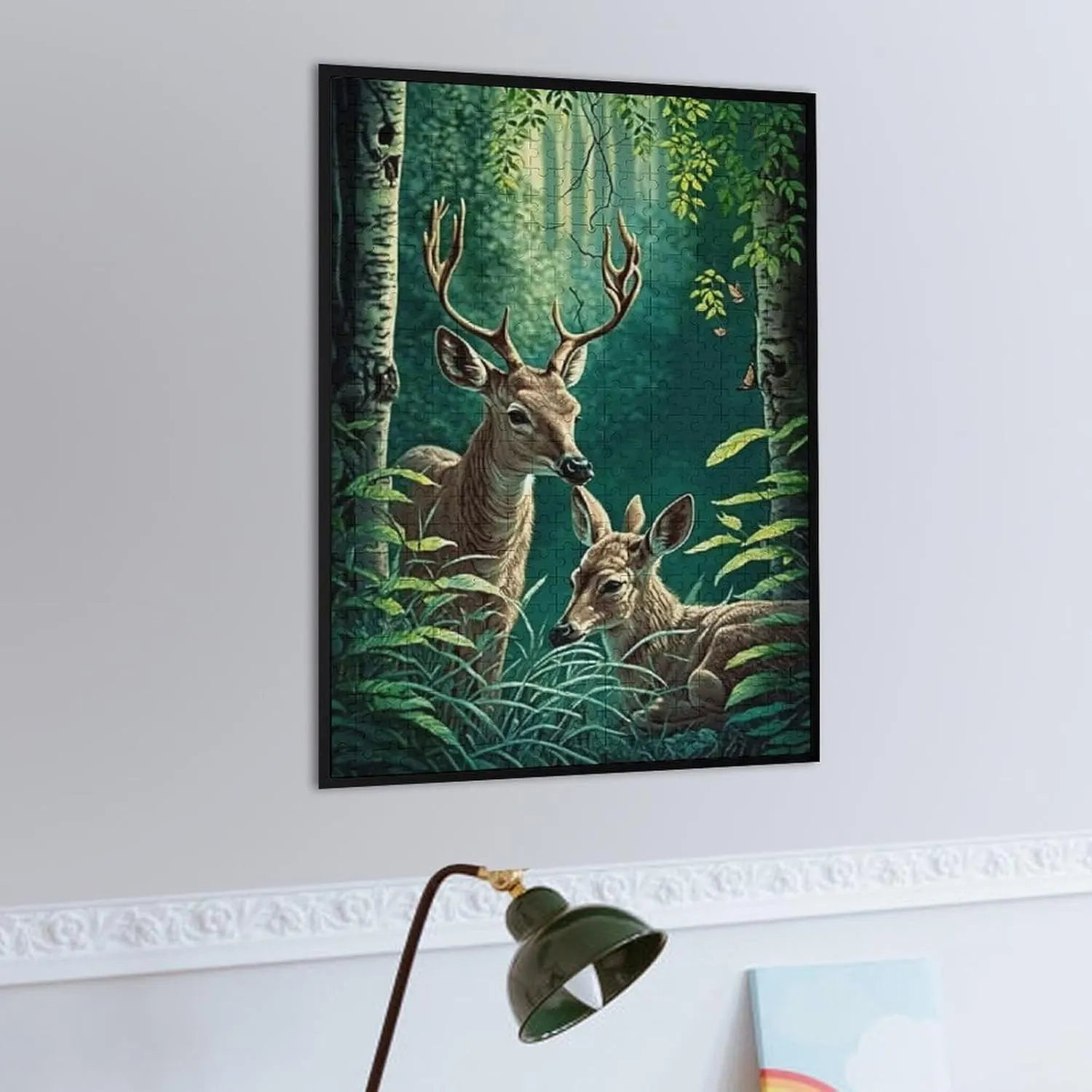 Puzzles for Adults 500 Pieces - Forest Fawns Mysterious Jungle Challenging Jigsaw Puzzle, Daring to Try, Family Entertainment Interactive Fun Jigsaw Puzzle Gifts