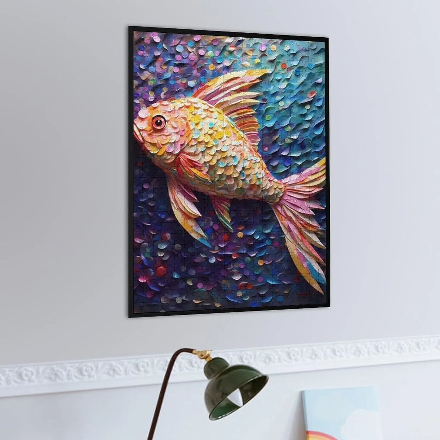 Puzzles for Adults 500 Pieces - The Unique Fish Funny Fish Challenging Jigsaw Puzzle, Daring to Try, Family Entertainment Interactive Fun Jigsaw Puzzle Gifts