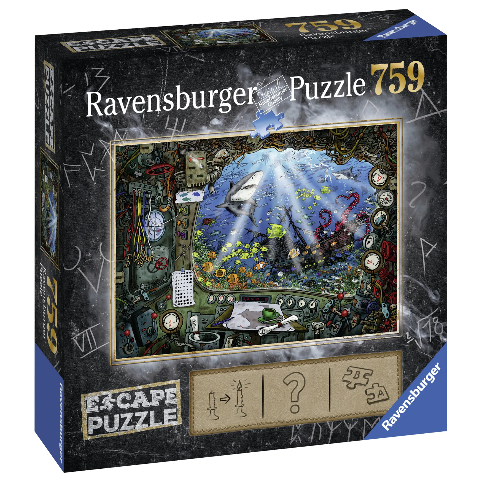 Ravensburger - ESCAPE 4 Submarine Puzzle 759 pieces