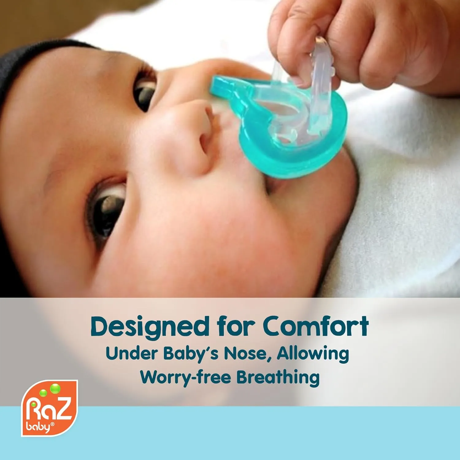 RaZbaby Jollypop Pacifier for Newborns & Up, USA Made, Natural Shaped Orthodontic Binky, Lovingly Shared in NICUs & Hospitals Worldwide, Medical-Grade 100% BPA-Free - 0-3 Months, 6 Pack - Orange