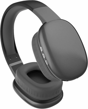 RCA Wave-56 Wireless Headphones, 20 Hour Battery Life, Hi-Res Audio, Enhanced Bass, Transparency Mode, Noise Cancelling Headphones, Lightweight Comfort, Travel Friendly Design, Black