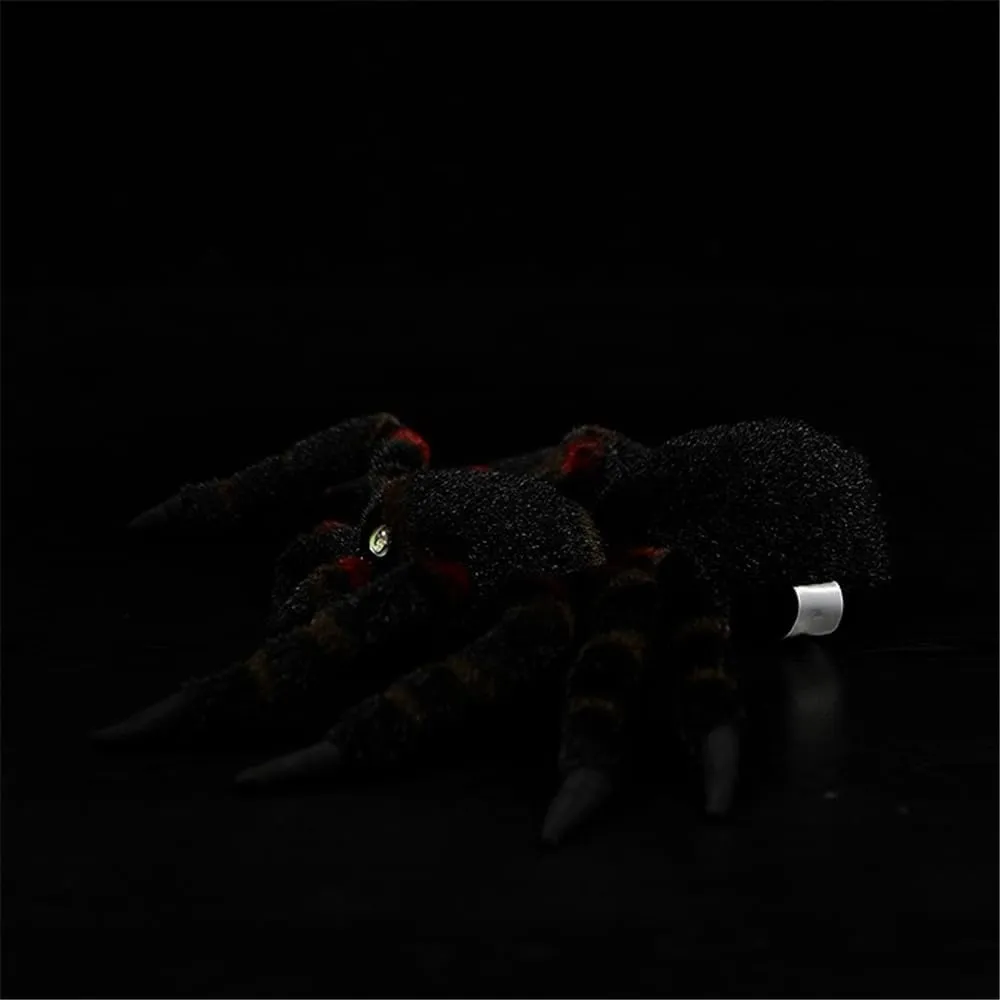 Realistic Mexican Red Knee Tarantula Plush Toy - Lifelike Spider Collectible for Nature Enthusiasts