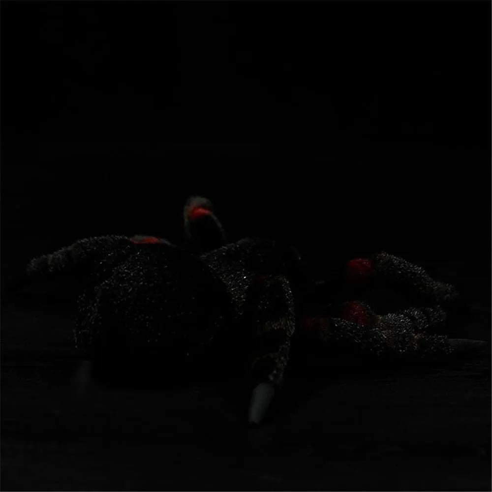 Realistic Mexican Red Knee Tarantula Plush Toy - Lifelike Spider Collectible for Nature Enthusiasts