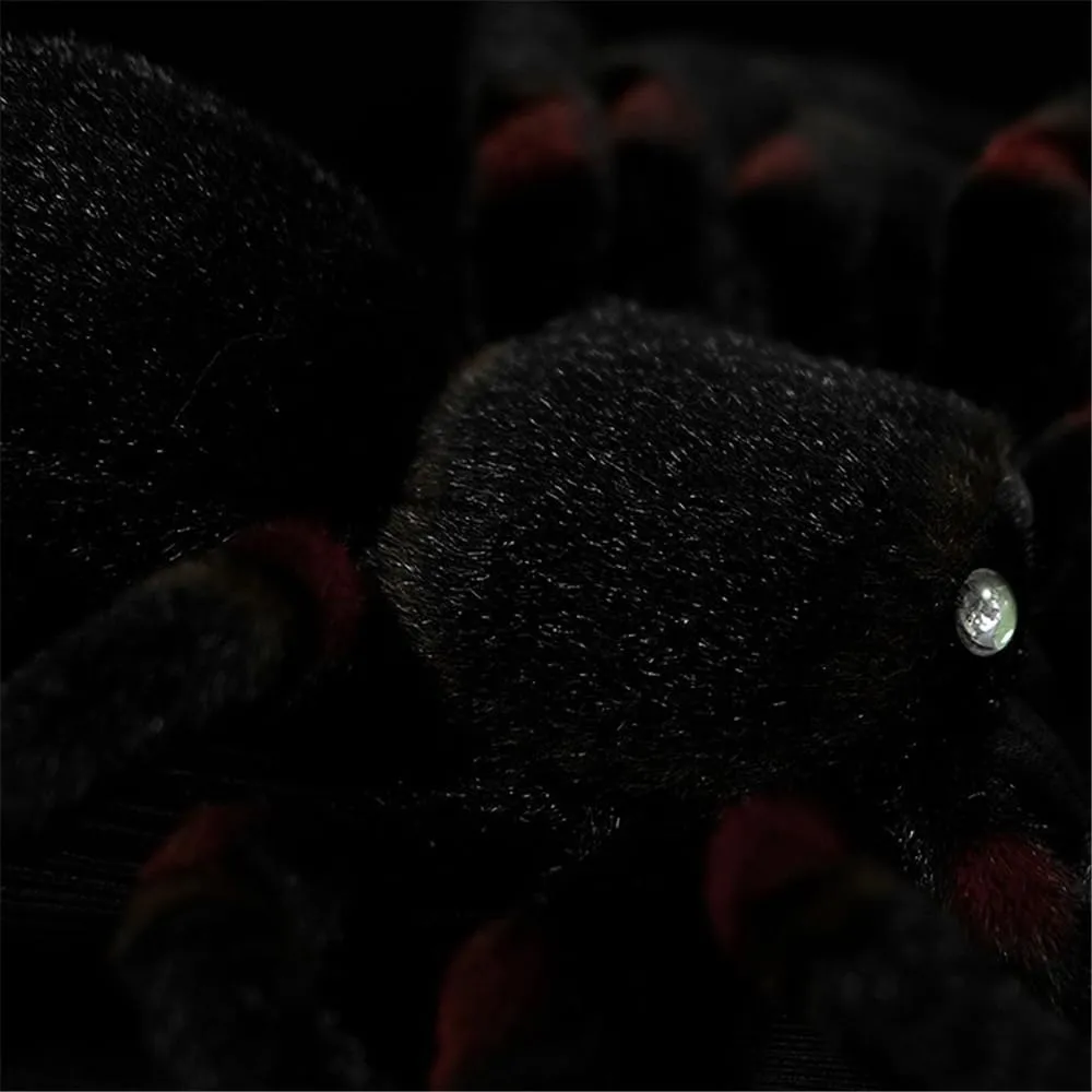 Realistic Mexican Red Knee Tarantula Plush Toy - Lifelike Spider Collectible for Nature Enthusiasts