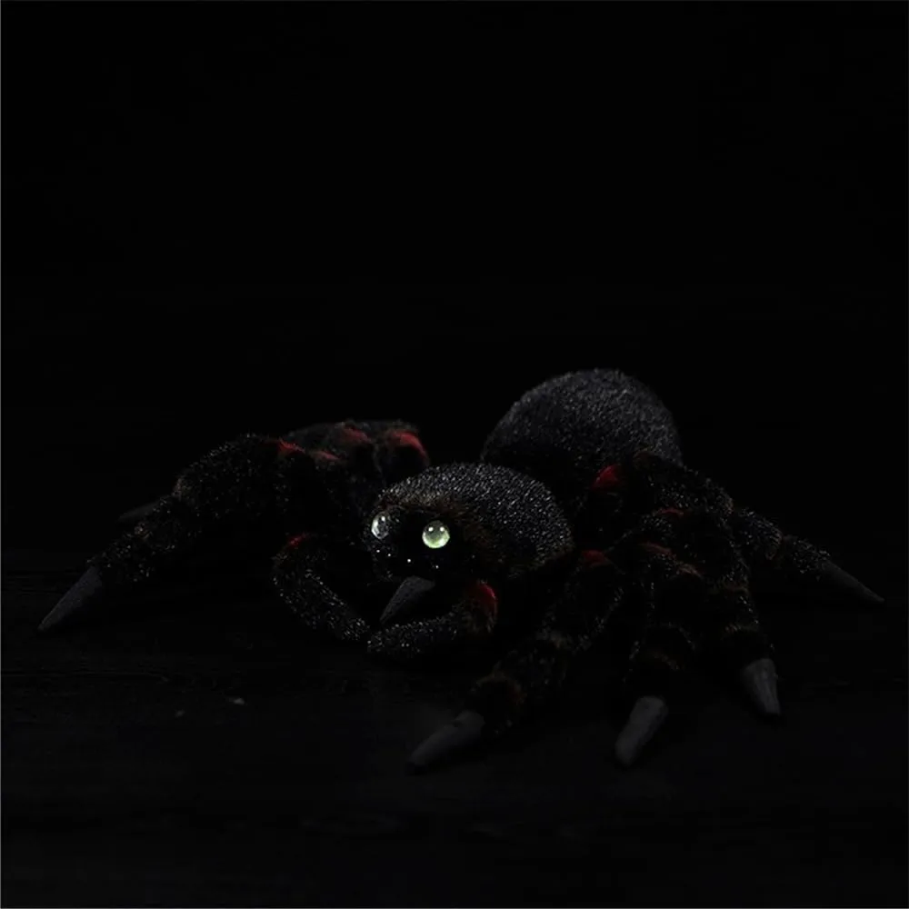 Realistic Mexican Red Knee Tarantula Plush Toy - Lifelike Spider Collectible for Nature Enthusiasts