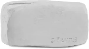 ReArt Stone Mid High Fire Pottery Clay Cone 05-10 for Wheel Throwing Hand Building Pottery Clay for Sculpting All-Purpose Modeling Clay (High Fire 5Lbs)