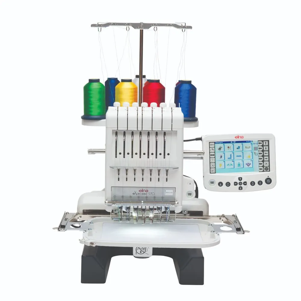 Refurbished Elna eXpressive 970 Seven Needle Embroidery Machine