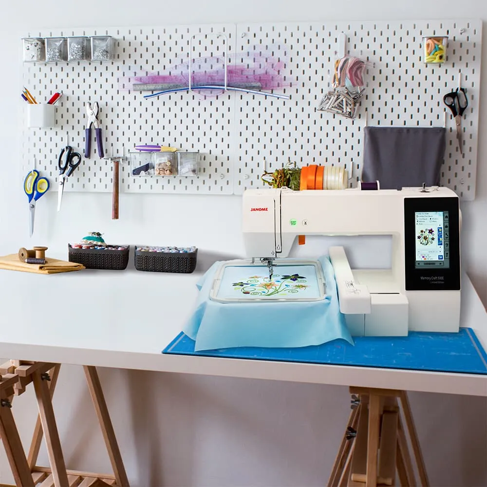 Refurbished Janome Memory Craft 500E Limited Edition Embroidery Machine