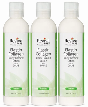 REVIVA LABS - Elastin & Collagen Body Firming Lotion 3PK (8.oz)
