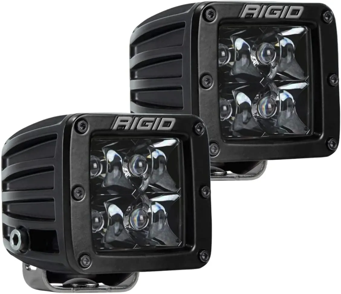 Rigid Industries - D-Series Midnight Edition - Spot - Set of 2 (202213BLK)