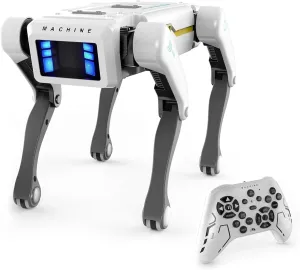 Robot Dog, Rechargeable Interactive Programmable Robot Dog Toy for Kids with Voice Commands, Remote Control, Touch Sensing for Children/Adult/Family