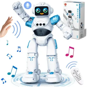 Robot Toy for Kids Smart Talking Voice Remote Control Gesture Sensing Emo Robot Toy