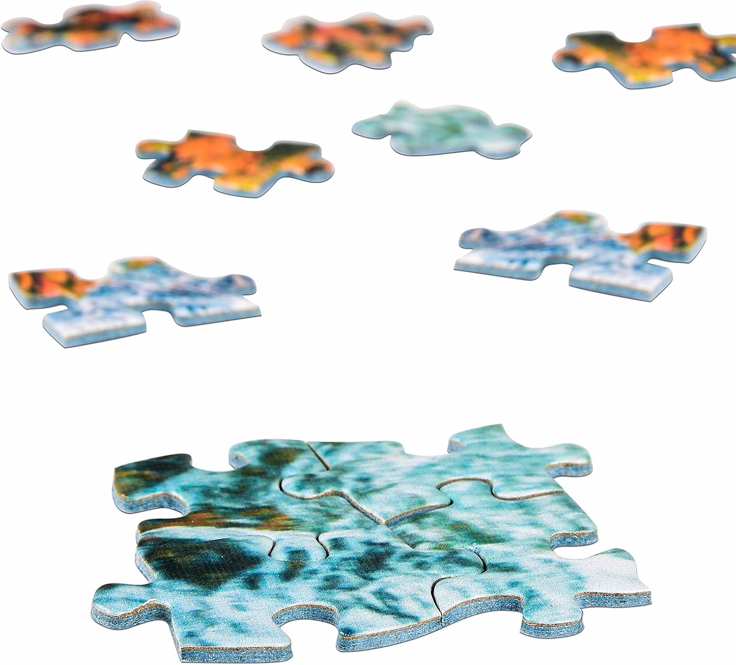 Rocorose 1000 Piece Jigsaw Puzzle Autumn of Italian Alps Naturpark Floor Puzzle for Kids Adult