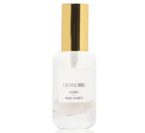 Rose Quartz Crystal Infused Natural Perfume Mist, Floret Scent, 0.95 FL OZ, Award Winner 2024 Universal Beauty Awards