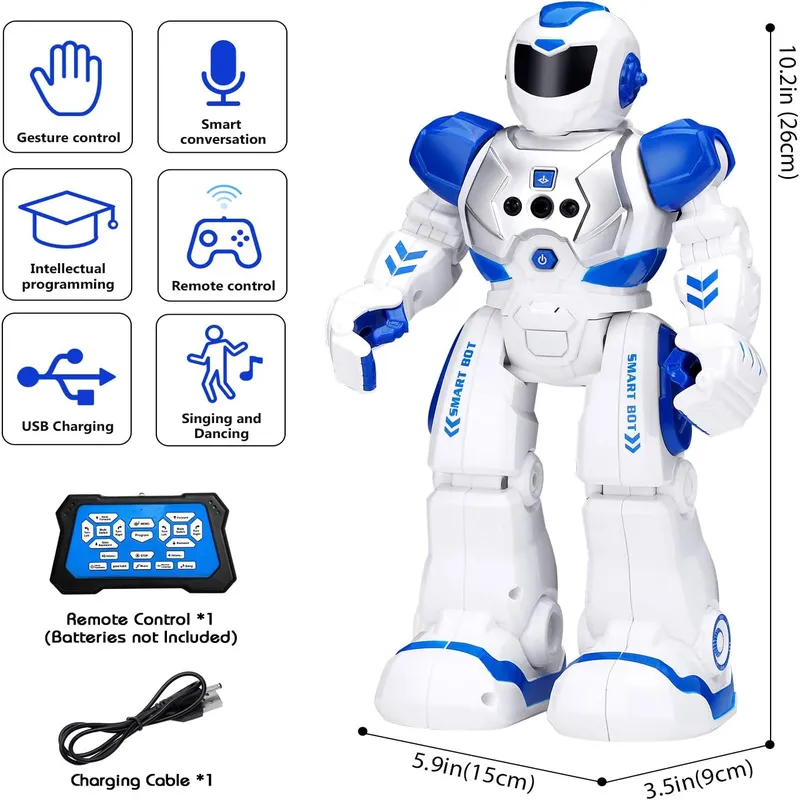 Rynx | RC Gesture Sensing Toy, Interactive Walking Singing Dancing Robot
