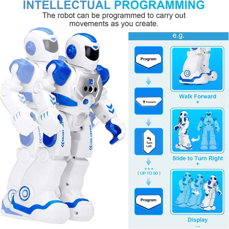 Rynx | RC Gesture Sensing Toy, Interactive Walking Singing Dancing Robot
