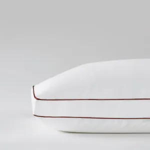 Saatva Latex Pillow - Standard Loft (4" - 5") - Hypoallergenic Pillow with Shredded Latex Core - Breathable - Machine Washable Organic Cotton Cover - King (34"x18") 1 Pack