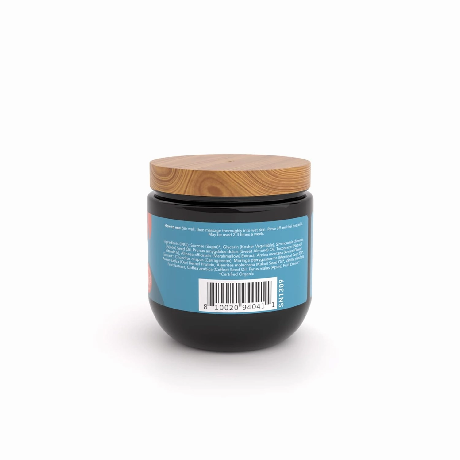 Saavy Naturals Tahitian Vanilla Sugar Scrub - Relaxing Scented Body Exfoliator With Vitamin E - Vegan Luxe Gift Set, 12 Oz, 2 Pack - Made in the USA