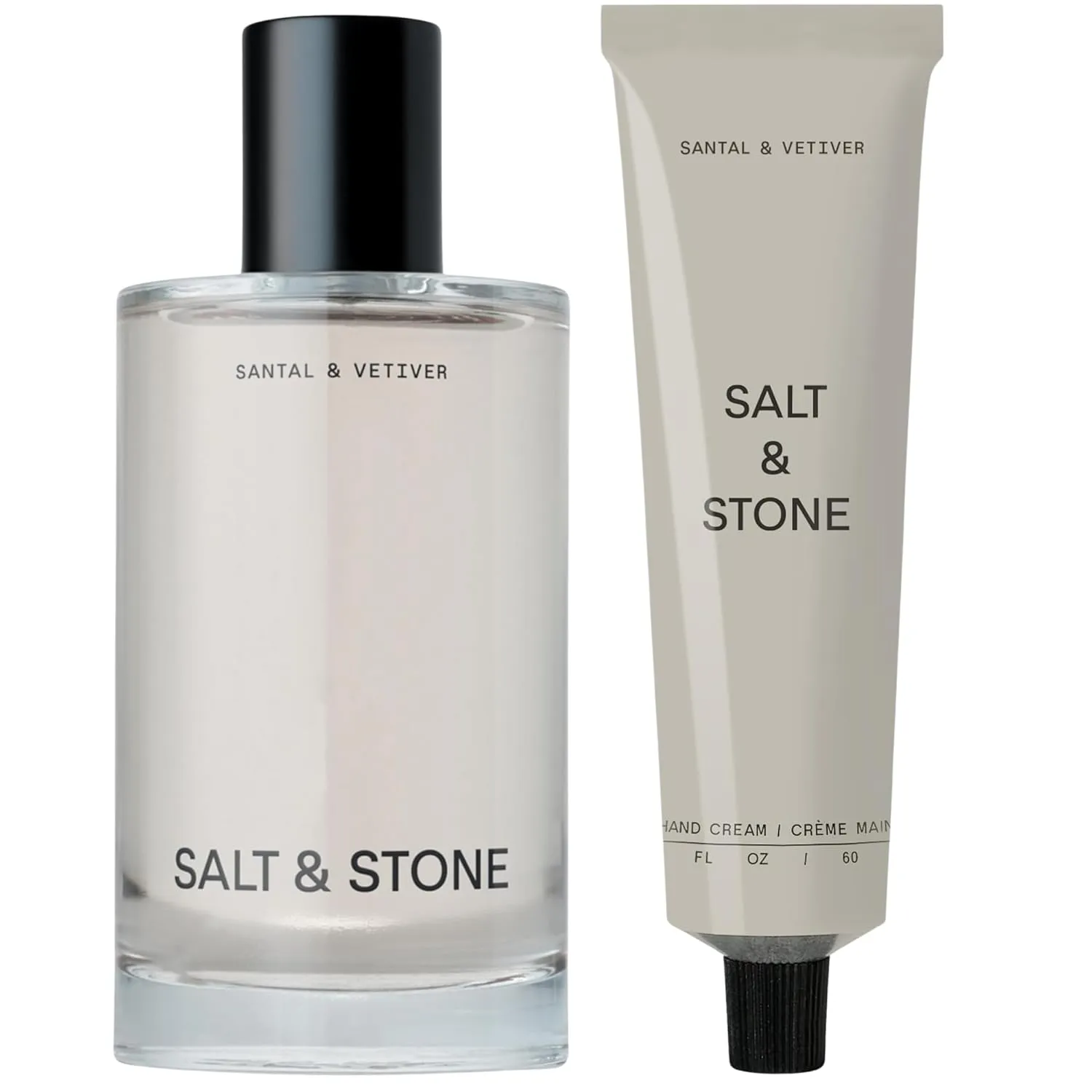 Salt & Stone Body Mist   Hand Cream Bundle | Santal & Vetiver